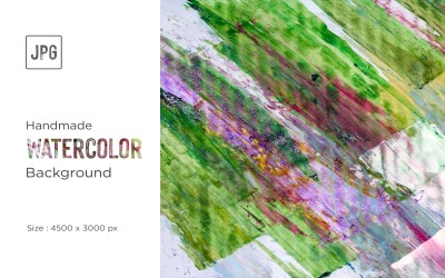 Arrière-plans à l&amp;#39;aquarelle, vert avec des taches violettes et fard à joues