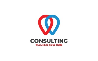 Business &amp;amp; consulting Logo sjabloon V5