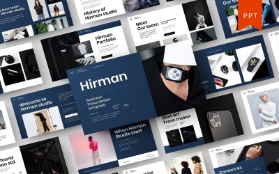 Hirman – Üzleti PowerPoint sablon