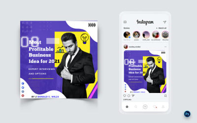 Modèle de conception de publication sur les médias sociaux pour la promotion des services aux entreprises-19
