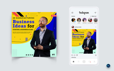 Modèle de conception de publication sur les médias sociaux pour la promotion des services aux entreprises-21