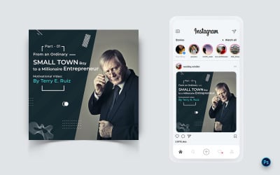 Modello di progettazione di post sui social media per la promozione dei servizi aziendali-11