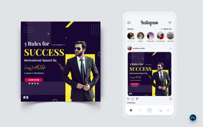Modello di progettazione di post sui social media per la promozione dei servizi aziendali-25
