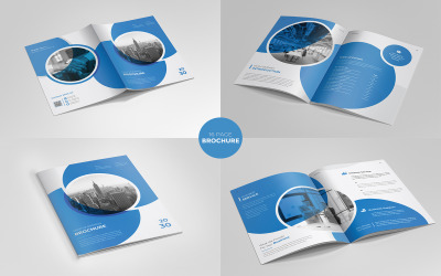 Företagsprofil eller företagsbroschyrmall Företagsbroschyrdesign eller broschyrkatalog