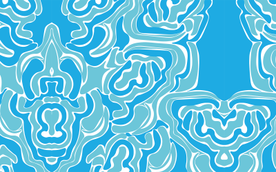 Colori blu Seamless Pattern Background Vector