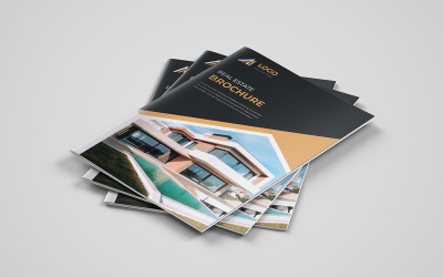 Corporate Business Broschyr Mall Design Minimalistisk Företagsprofil Mall