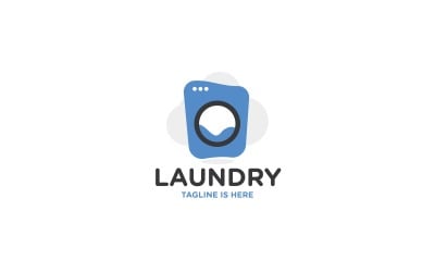 Laundry Cleaning &amp;amp; Maintenance Logo Template