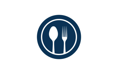 Шаблон векторного логотипа здорового питания V3