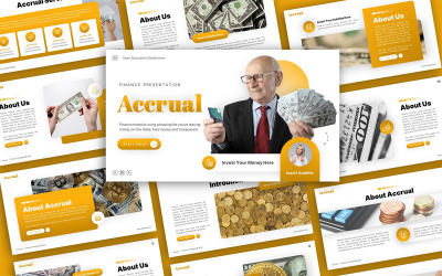 Modello di presentazione di PowerPoint multiuso per la finanza di accumulazione