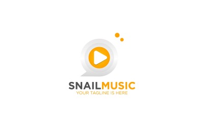 Modèle de conception de logo de musique