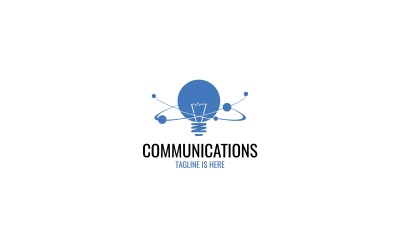 Modèle de logo de communication V1