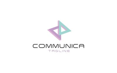 Plantilla de logotipo de comunicaciones V2