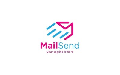 Plantilla de logotipo de envío de correo electrónico