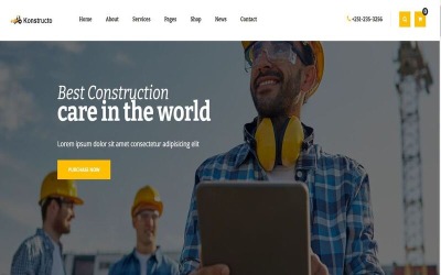 Construção Konstructo || Modelo HTML 5 responsivo