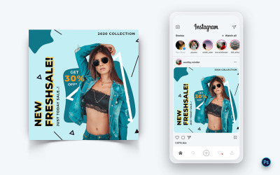 Fashion Sale Promotion Social Media Post Design Template-04