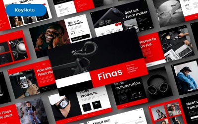 Finas – 商务主题演讲模板