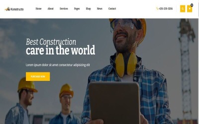 Konstrukce Konstructo || Responzivní HTML 5 šablona