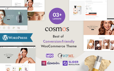 Cosmos – to nejlepší z vysoce konverzního motivu WooCommerce responzivního