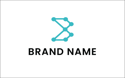 Logo Tasarım Şablonu - B Harfi