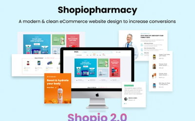 Shopiopharmacy Многоцелевая тема Shopify