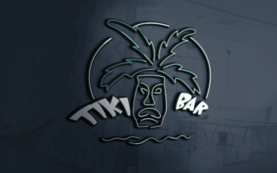 Tiki Bar Logo For Nightlife