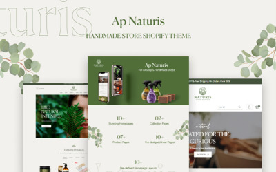 TM Naturis - Handgjord butik Shopify-tema