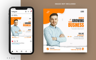 Creative-Marketing-Agentur Corporate Social Media Post-Banner-Vorlage