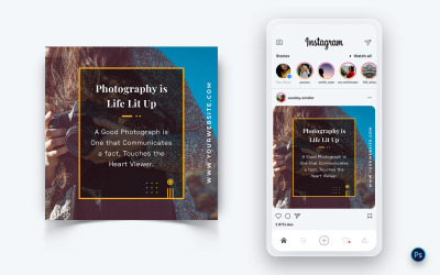 Fotografiediensten Social Media Post Design Template-02