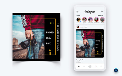 Fotografiediensten Social Media Post-ontwerpsjabloon-01