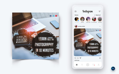 Fotografiediensten Social Media Post-ontwerpsjabloon-13