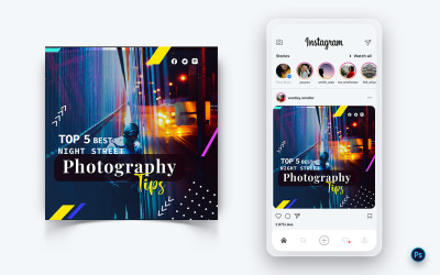 Fotografiediensten Social Media Post-ontwerpsjabloon-15