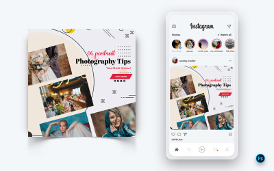 Fotografiediensten Social Media Post-ontwerpsjabloon-23