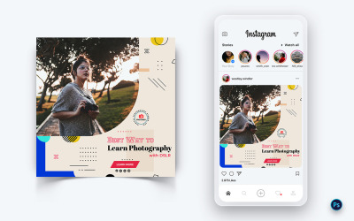 Фотоуслуги Дизайн постов в социальных сетях Template-27