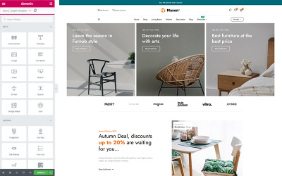 Mason - Furniture Store Elementor Prestashop Theme