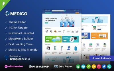 Medico - Health, Medicine and Drug Store Prestashop Theme