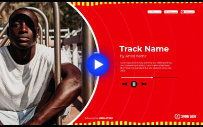 Minimal Music Visualizer: After Effects templates