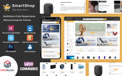 SmartShop - Multifunctioneel premium WooCommerce-thema