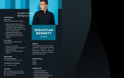 Resume Template of Master CH Creative And Professional CV Resume