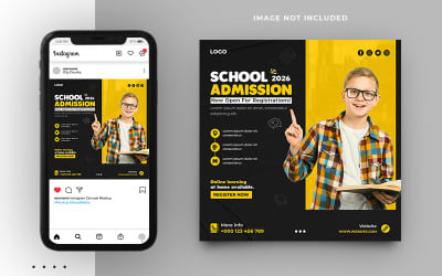 Education Admission Promotion Social Media Post