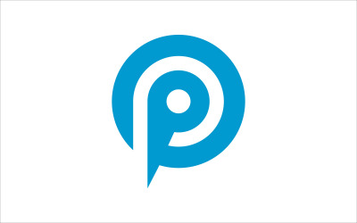 plantilla de logotipo de vector de dirección de punto