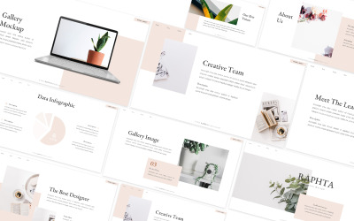 Raphta Design Google Slides sablon