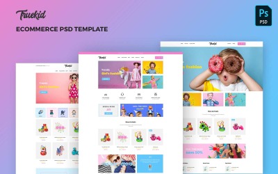 Truekid - Szablon PSD dla e-commerce