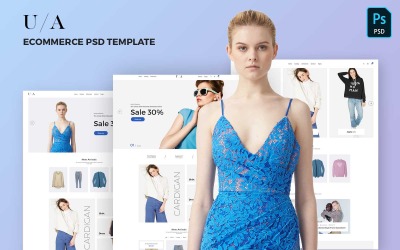 Ula - eCommerce PSD-sjabloon