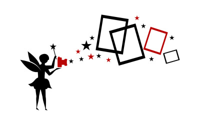 fee fotografie logo ontwerp sjabloon vector
