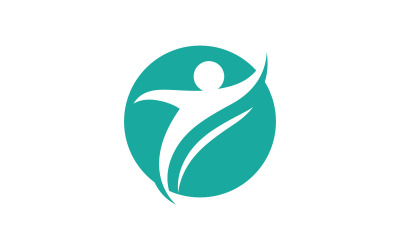 Framgång People logotyp Vector Logo Design Mall V9