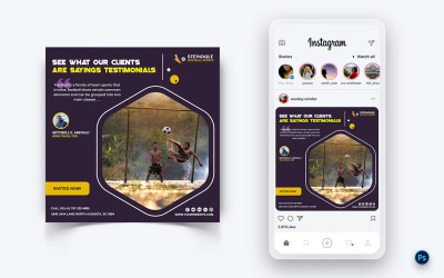 Sport Tournaments Social Media Post Design Template-10