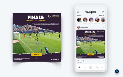 Sport Tournaments Social Media Post Design Template-20