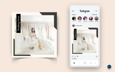 Invito a nozze Social Media Post Design Template-02