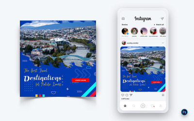 Travel Explorer e Tour Social Media Post Design Template-26