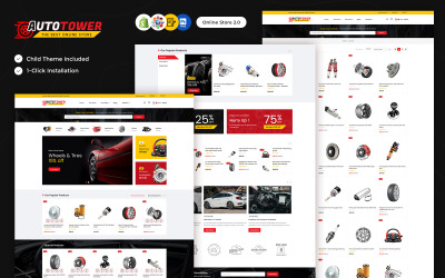 AutoTower - Araba ve Yedek Araç Aracı Çok Amaçlı Shopify Store